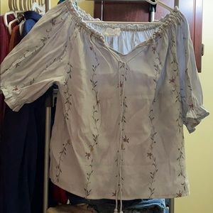 Sadie x Love off the shoulder shirt size L